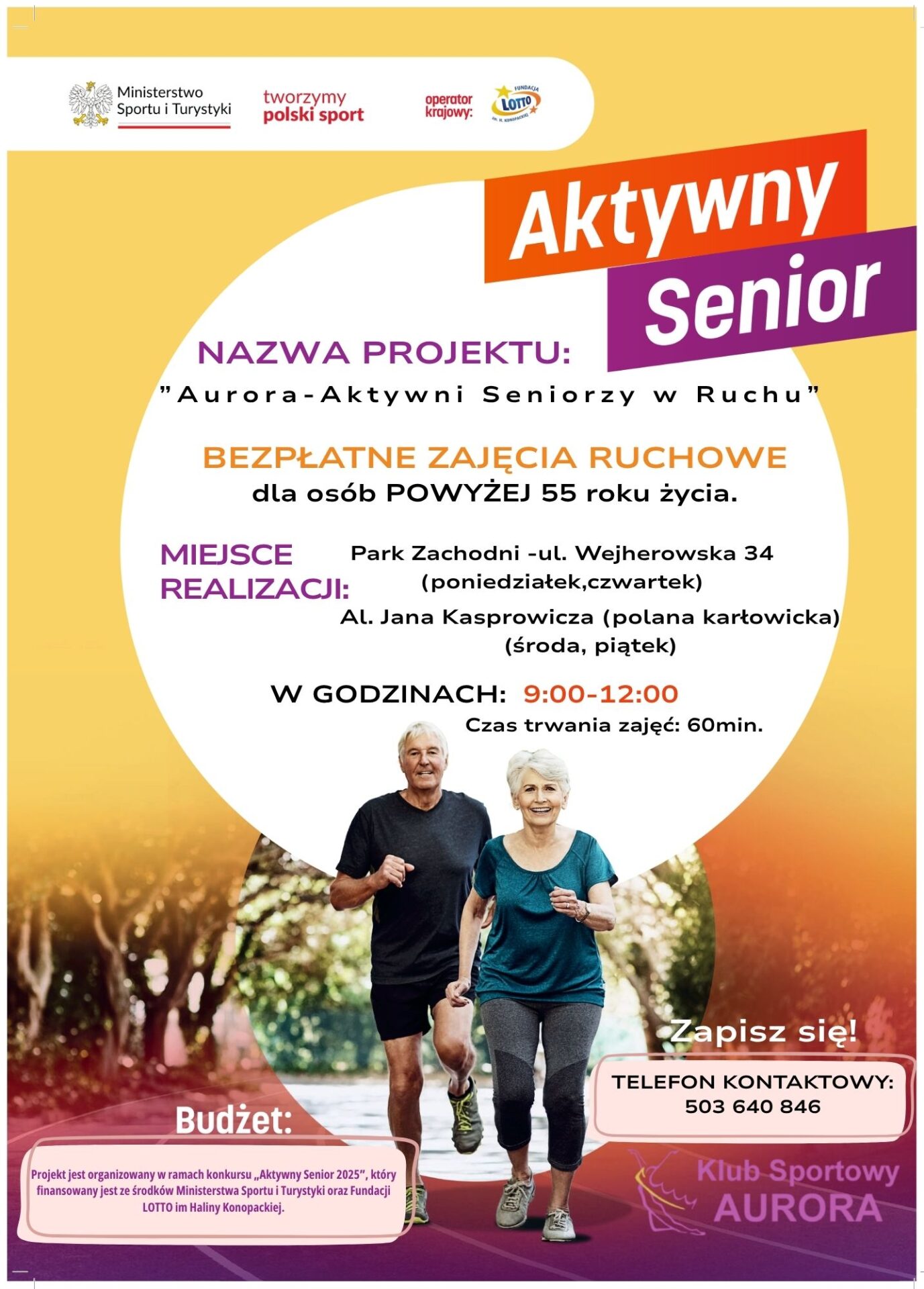 Zajęcia ruchowe Aktywny Senior