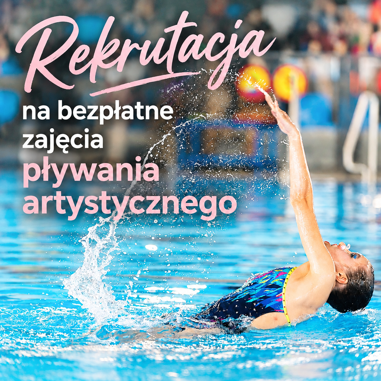 Bezpłatne zajęcia z pływania artystycznego – trwa rekrutacja