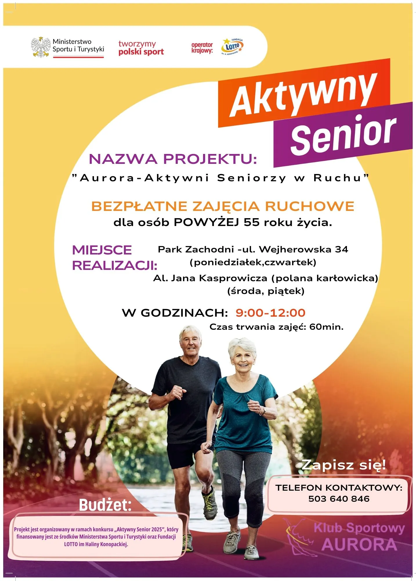 Zajęcia ruchowe Aktywny Senior